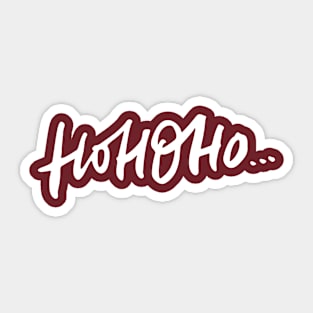 Ho Ho Ho - Christmas Gift - Christmas Tshirt Sticker